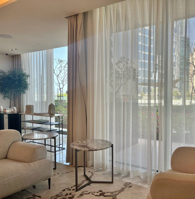 sheer-curtains-in-office-room